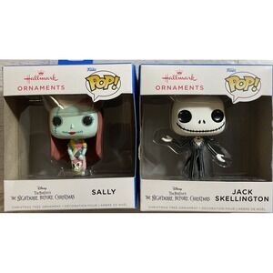 Hallmark Ornaments - Sally & Jack Skellington (The Nightmare Before Christmas)